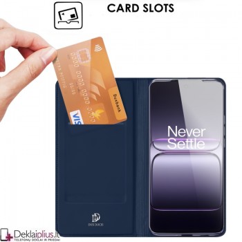 Dux Ducis Skin Pro dirbtinės odos dėklas - mėlynas (Oneplus Nord Ce5) Dux Ducis Skin Pro dirbtinės odos dėklas - mėlynas (Oneplus Nord Ce5)
